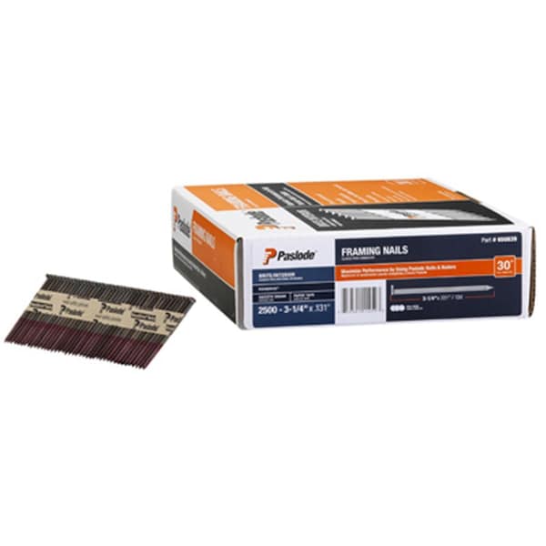 Paslode 650839 2500 Smooth Brite 30 Degree Framing Nail - 3.25 x 0.131 in. PA576791 - main